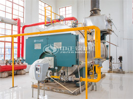 6噸WNS系列冷凝式燃?xì)庹羝仩t現(xiàn)場